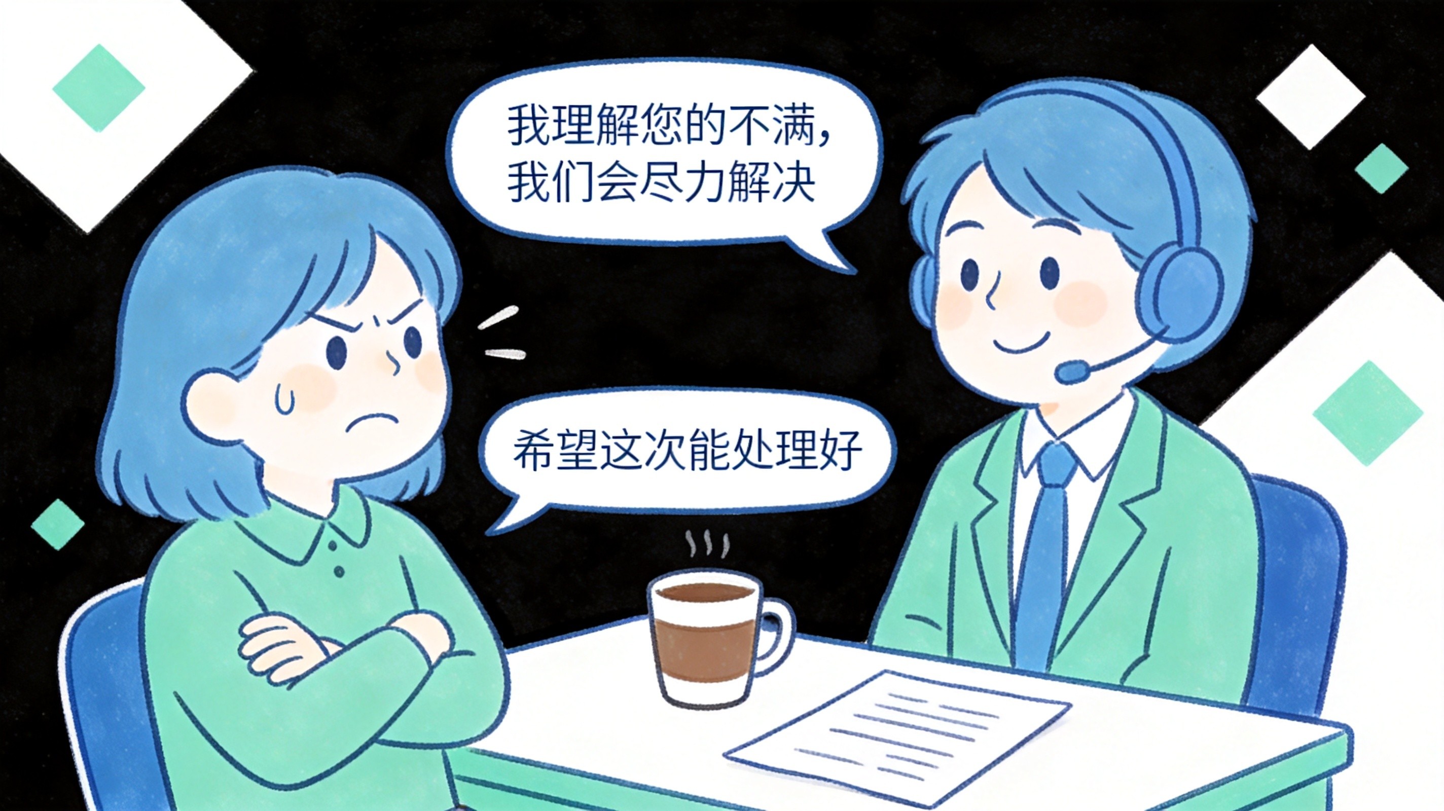客户投诉处理化解危机场景