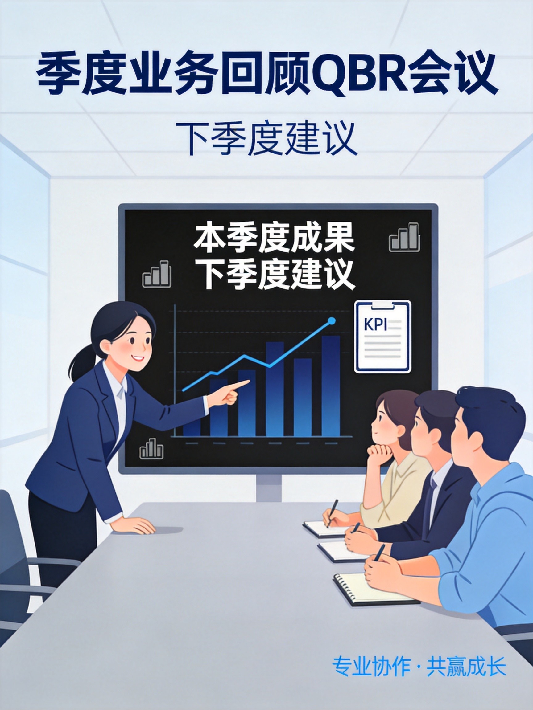 季度业务回顾QBR会议场景