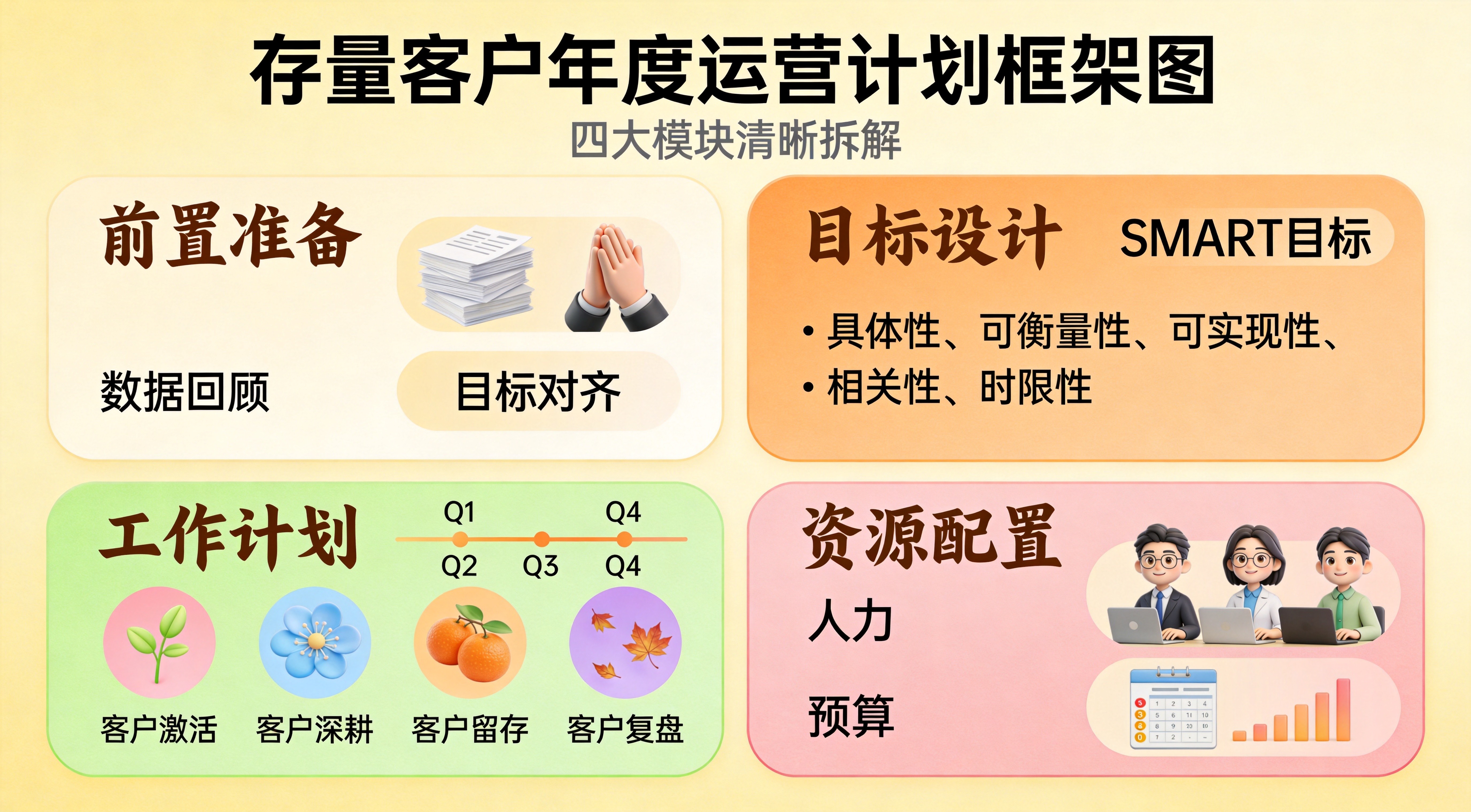存量客户年度运营计划框架