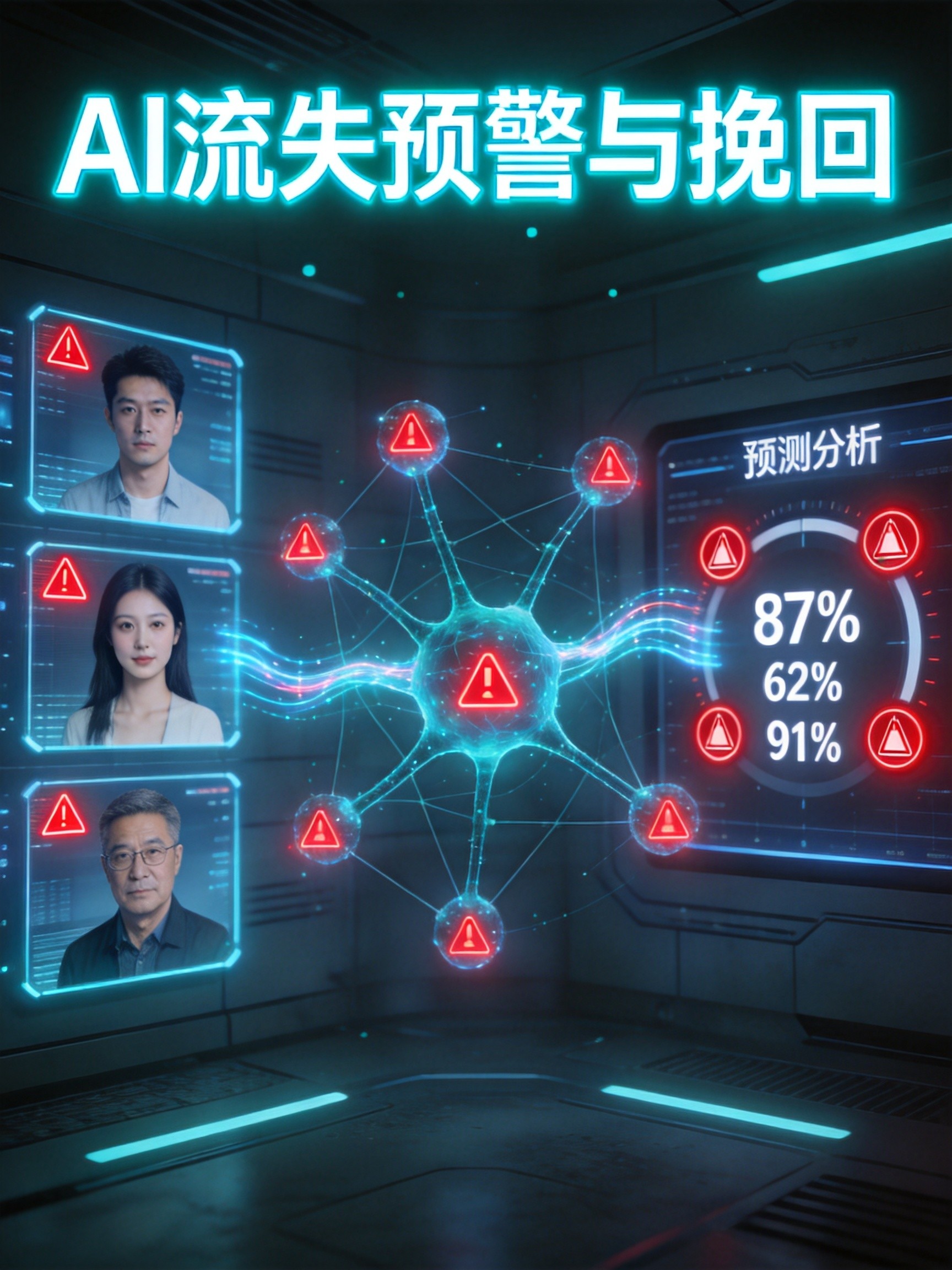 AI流失预警与挽回系统